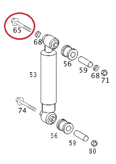 Rear Shock Absorber-2500 Cargo Van BILSTEIN 2002-2006